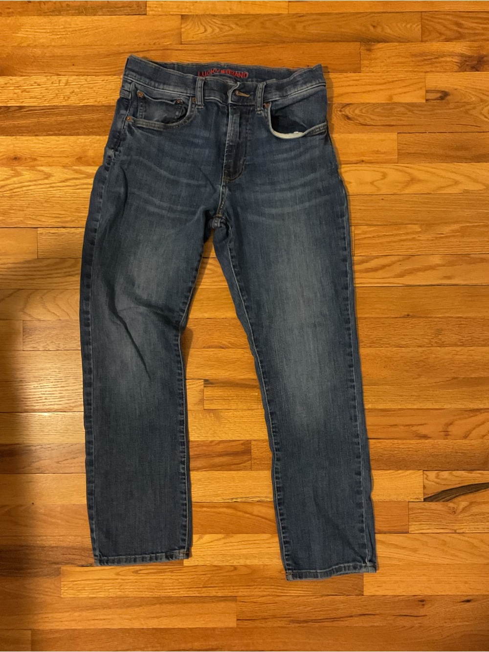 Lucky Brand Men's Slim Straight Blue Jeans